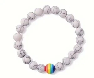 Pulsera cuentas orgullo gay - Imagen 1 de 2