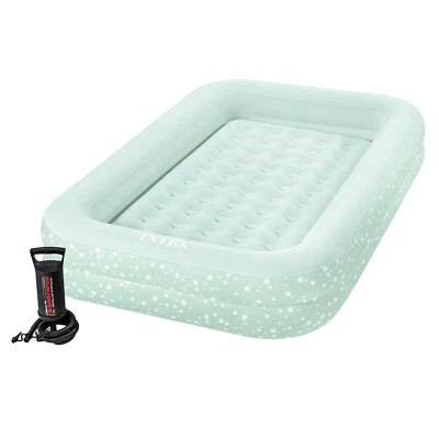 Intex 66810 Materasso Baby Gonfiabile Casa e Viaggio 107x168x25 cm pompa manuale - Immagine 1 di 4