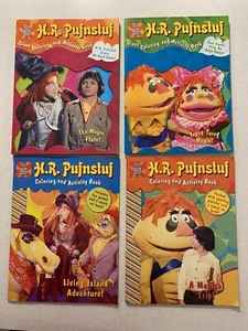 H.R. Pufnstuf Coloring And Activity Books Lot Of 4 Sid & Marty Krofft New Set - Picture 1 of 12