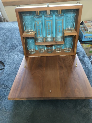 mini bar cabinet 1950's Era Cover