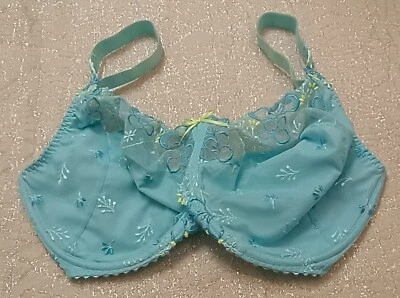 Prima Donna Wired And Unpadded Balcony Full Coverage Blue Gel Bra UK Size 34I - Image 1 of 4