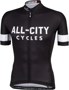 All-City Classic 4.0 Men's Jersey - Black, White, Medium - Picture 1 of 2