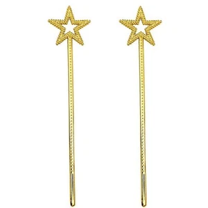 2 Pack 13 Inch Fairy Princess Star Wand Sticks for Girls Costume Birthday Party - Picture 1 of 4