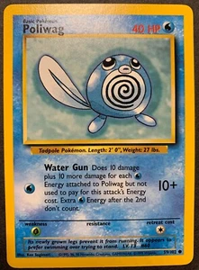 Pokemon Base Set WOTC Common - Poliwag 59/102 - Near Mint/Mint - Bild 1 von 1