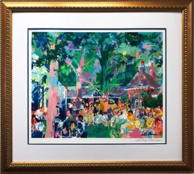Serigrafía artística enmarcada firmada por LeRoy Neiman "Tavern on the Green" New York Central  Foto 1 de 4