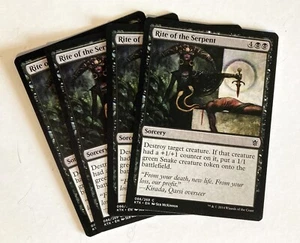 Rito de la Serpiente (4) Khans of Tarkir casi nuevo Magic The Gathering - Imagen 1 de 1