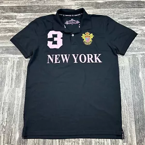 Robin Ruth Hemd Herren Gr. L schwarz New York Rugby Polo Golf Freizeit Classic Fit - Bild 1 von 9