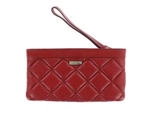 kate spade new york 165567 Women's Continental Quilted Leather Red Wallet - Picture 1 of 3