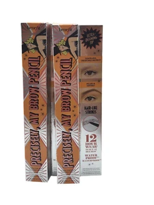 2 Pack Benefit Precisely, My Brow Pencil SHADE 4.5 - Full Size 0.08 g New - Afbeelding 1 van 4