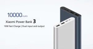 3rd Gen Xiaomi 10000 mAh Power Bank Dual input output Support fast Charging  - Picture 1 of 16