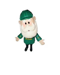Vintage Rare Skinny Santa Green Clothing Rudolph Reindeer Island of Misfit 3" H - Picture 1 of 4