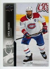 2021-22 Upper Deck #100 Shea Weber - Montreal Canadiens Rare BASE HOCKEY CARD