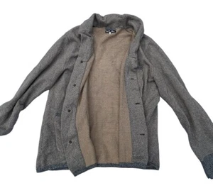 Alex Mill Parker Arbeitspullover Jacke natürliche Farben mit braunen Knöpfen Größe XL - Bild 1 von 10