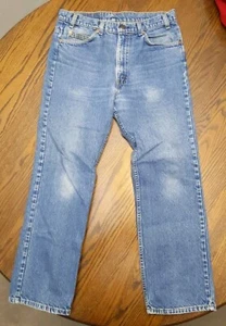 Jeans De Colección Levis 517 EE. UU. Naranja Tab Cremallera *Medidas reales 34 x 29 - Imagen 1 de 12