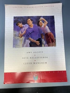 Seve Ballesteros signiert World Golf Poster JSA COA kostenloser Versand - Bild 1 von 3