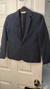 Boy's H&M Blue Linen Blend Sports Blazer, Size 12 - Picture 1 of 12