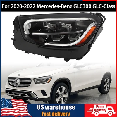 For 2020-2022 Mercedes-Benz GLC300 GLC-Class Left LED Headlight without adaptive - Image 1 of 4