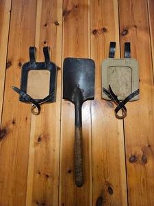 Wehrmacht Spaten Set mit Hüllen Feldspaten Schanzzeug WK2 WH WW2 - Bild 1 von 11