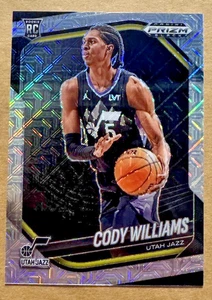 2024-25 Panini Prizm Black Cody Williams Mojo /25 SP RC Utah Jazz - Bild 1 von 3