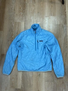 Patagonia Jacket Womens Small Blue Nano Puff Pullover Outdoors Pullover - Picture 1 of 11