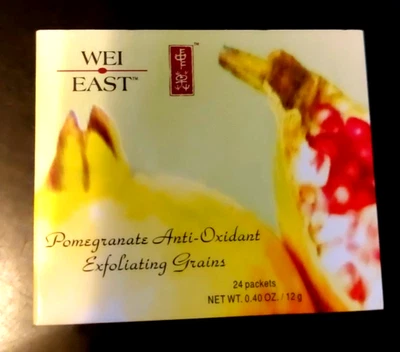 NUEVO Wei East Granate Antioxidante Granos Exfoliantes 24 Paquetes 0.4 g Foto 1 de 4