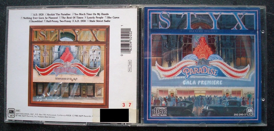 Styx – Paradise Theatre (1980/199?) - Bild 1 von 1