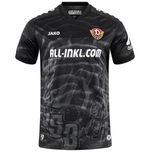 Jako Dynamo Dresden Auswärtstrikot 25 26 schwarz SGD Away Jersey Fan Shirt M-5XL - Bild 1 von 5