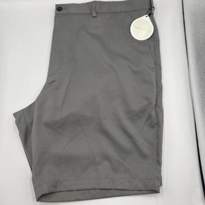 NWT Perry Ellis Portfolio Mens Gray Shorts Size 40 With 9” Inseam - Picture 1 of 9