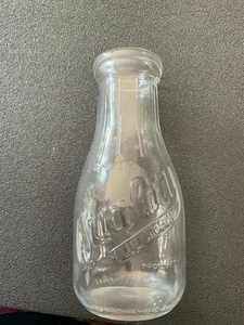 Vintage Weaver Qualität Blue Ribbon Dairy One Pint Milchflasche Made in USA - Bild 1 von 3