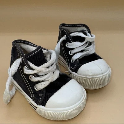 Zapatillas altas de lona Cradle Jumpers vintage, talla 1 para niños pequeños, usadas en excelente estado Foto 1 de 4