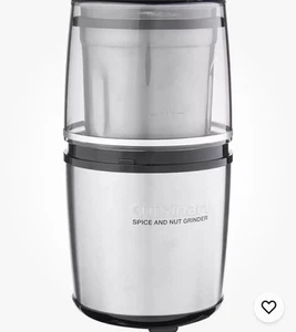 Cuisinart SG-10 Elektrische Gewürz- und Nussmühle, Edelstahl/Schwarz, Mini - Bild 1 von 10