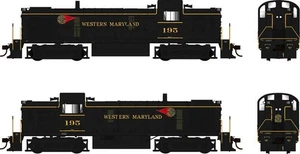 Bowser 25233 HO Western Maryland ALCo RS-3 locomotiva diesel - standard DC #195 - Foto 1 di 1