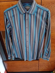 Jeff Banks Men`s long sleeve shirt size L - Picture 1 of 6