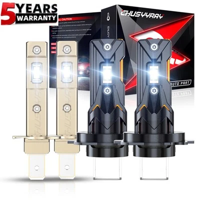 Faros LED H1 H7 Fit Renault Logan 2015-2019 haz alto/bajo 6000 k Foto 1 de 4