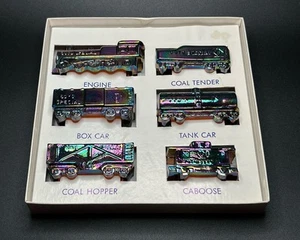 Boyd’s Glas Zugset Royal Plum Carnival - 6er Set mit Originalkarton RAR - Bild 1 von 14