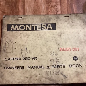 MONTESA Cappra 250 -VR OWNER'S PARTS BOOK. - Picture 1 of 8