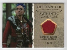 Cryptozoic Outlander Season 4 Wardrobe M23 Braeden Clarke as Kaheroton 50/99