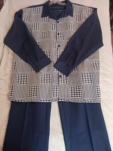 Montique Mens Matching Shirt 3XL/pants 44 Walking Suit New W Tag - Picture 1 of 9