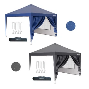 24MOVE® Pavillon Gartenzelt Partyzelt Faltpavillon Zelt Set Gartenpavillon - Bild 1 von 9