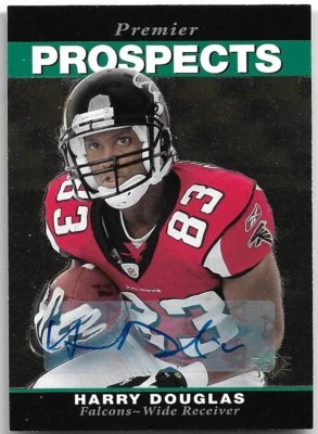 2008 Upper Deck SP Harry Douglas Premier Prospects Rookie RC Auto Atlanta Falcon - Image 1 of 2