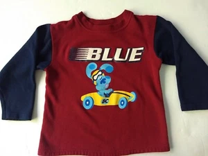 Vintage Blues Clues Sweatshirt Kids Size 4T? No size Tag Red Graphic 2000 Viacom - Picture 1 of 8