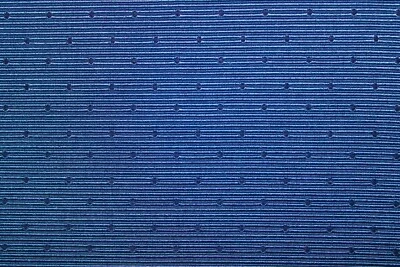 Fabric Remnant:Stria with Small Navy Dot Woven Fabric in Cotton/Poly/Rayon Blend - Image 1 of 3