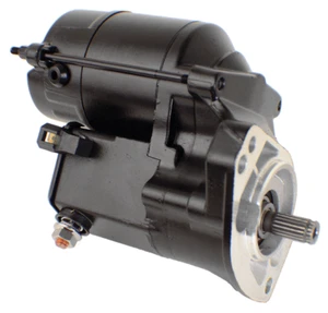 Black 1.8Kw Starter Motor For 89-93 Harley Evolution Dyna Softail 31553-90 17036 - Picture 1 of 1
