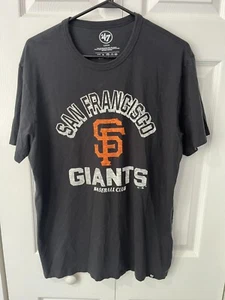 Camiseta negra vintage del 47 marca San Francisco Giants para hombre L- excelente estado - Imagen 1 de 2