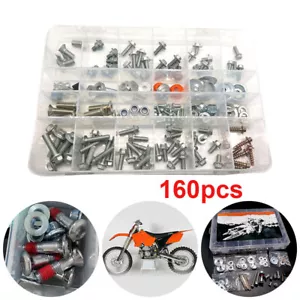 160x Bolt Kit For KTM EXC 125 200 250 300 350 380 SX 125 150 250 300 400 500 540 - Picture 1 of 11
