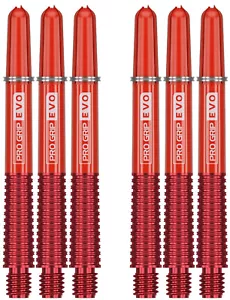 2 juegos de ejes de dardos medianos Target Pro Grip Evo - se envía con seguimiento - rojo - Imagen 1 de 1