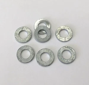 Arandela plana lisa de acero galvanizado M10. Resistente. Elige la cantidad. 19mm OD. - Imagen 1 de 1