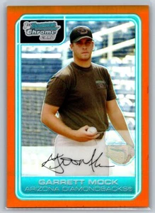 2006 Bowman Chrome #BC119 Garrett Mock Prospects Orange Refractors #/25 - Picture 1 of 2