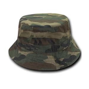 Bucket Hat Cap Cotton Fishing Boonie Brim visor Sun Safari Summer Camping Caps - Picture 1 of 19