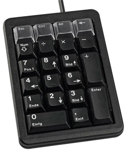 Kompakt Programierbar USB Tastenfeld,Schwarz,Computer Anschluss USB,Connect Für - Bild 1 von 1